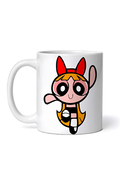 OEM Cană albă personalizată, Fetițele Powerpuff Blossom dansând, INOVATIX®. 3...