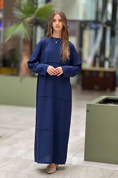 NCL 23123-23Y Rochie cu detaliu de țevi