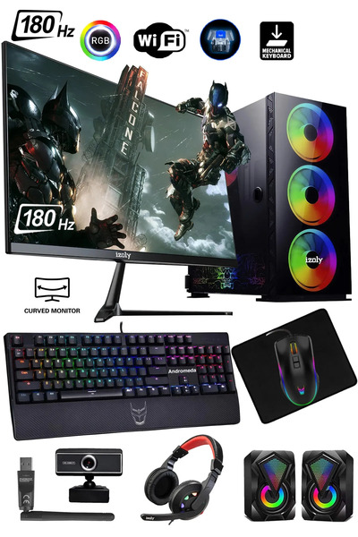 IZOLY Horus X I7 10700f 32gb 512gb M2 Nvme Rtx2060 Super Oc 8gb 24" 180hz Oyu...