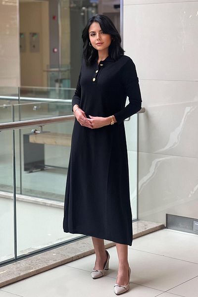 Nuss Mercerized Bell Dress