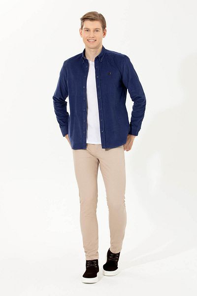 U.S. Polo Assn. Cămașă pentru bărbați bleumarin 1459918