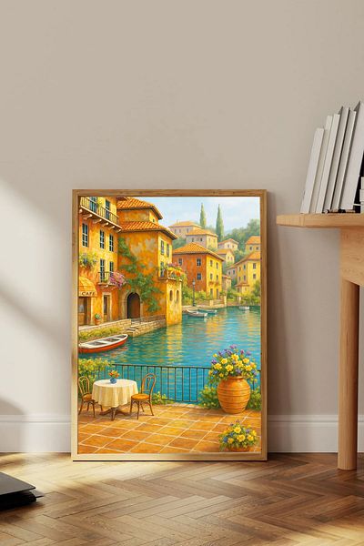 Dekorsiahome One Piece Wooden Frame Living Room Hall Kitchen Table Tk0388