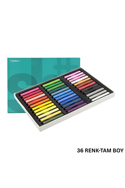 roco paper ShinHan SH Soft Pastel Boya Seti 36'lı, Yüksek Pigmentli, Krapon P...
