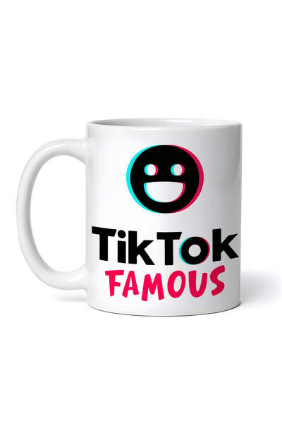 OEM Εξατομικευμένη Λευκή Κούπα, Tik Tok Famous, Inovatix®. 330 ml