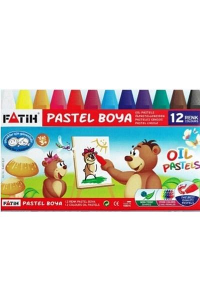 Fatih 12 Colored Crayon - King Size
