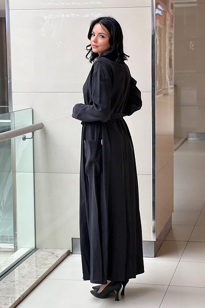 Ceremony Pasion Shirt Dress with Aller Detailed Bag Pockets on the Front and Back