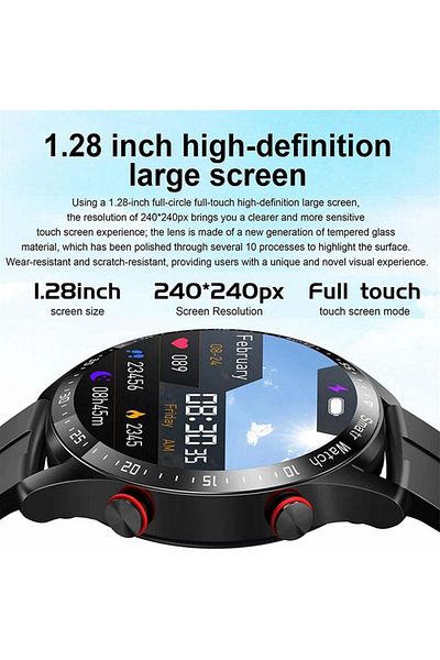 Velixo Smartwatch 1.28" Hd, Bluetooth 5.1, Music, Calls, Notifications, Sleep, Heart Rate,spo2,ip67,elegant