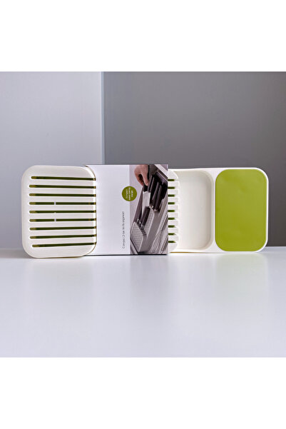 Viyogo Οργανωτής / θήκη μαχαιριών, 2 επίπεδα για 18 μαχαίρια, λευκό