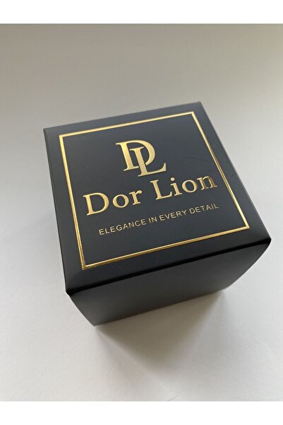 Dor Lion Turquoise Striped Black Tie and Handkerchief - 7 cm