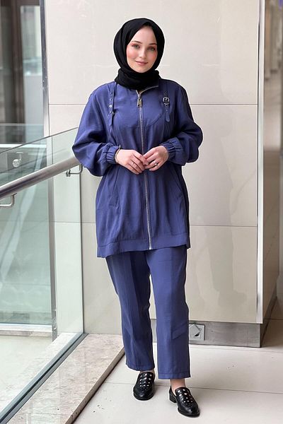 Nuss Belt Epaulette Cap Trousers Set