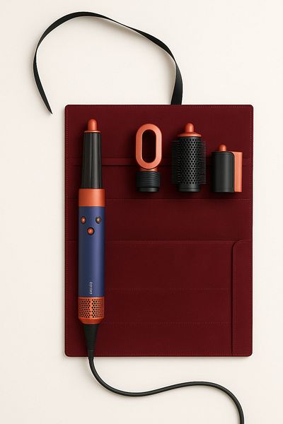 Kleen حقيبة حمل وسفر من Dyson-airwrap حقيبة حمل من جلد الغزال Airwrap