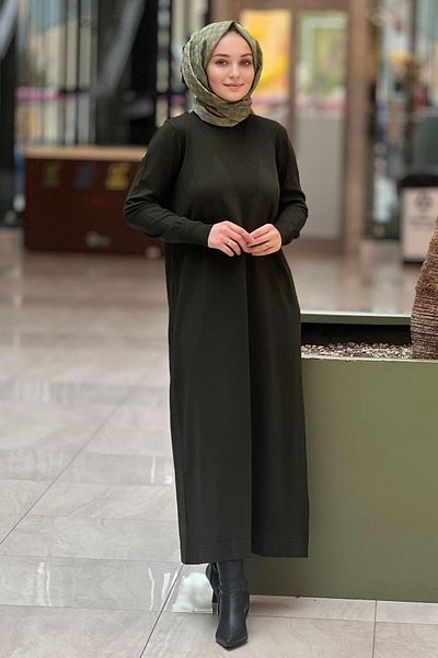 Nuss Mercerized Dress with Pendant Pattern