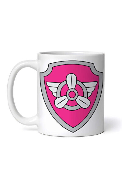 OEM Cană albă personalizată, insignă Skye, logo Patrula Cățelușilor, Inovatix...