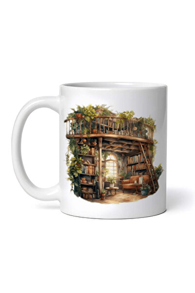 OEM Εξατομικευμένη Λευκή Κούπα, Alegria Reading Space, Inovatix®. 330ml