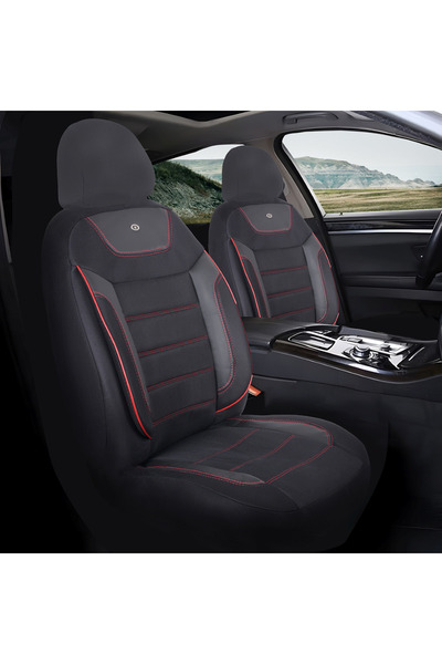 NATOCONCEPT طقم غطاء مقعد السيارة متوافق مع سيارات كيا ريو - سلسلة بريمير - أ...