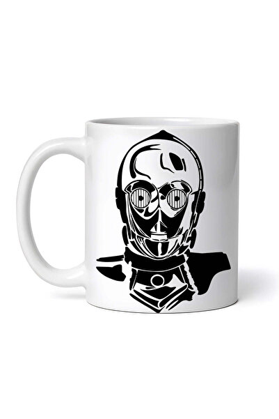 OEM Cană albă personalizată, Star Wars C3PO, INOVATIX®. 330 ml