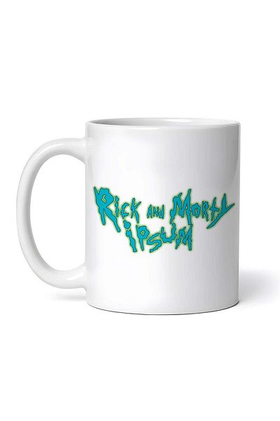 OEM Personalized white mug, Rick and Morty IPSUM, INOVATIX®. 330 ml