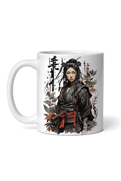 OEM Εξατομικευμένη Λευκή Κούπα, Samurai Japan, Inovatix®. 330ml