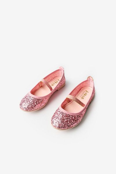 Le Mabelle Pink Sequined Girl's Ballerina Ballet