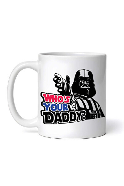 OEM Cană albă personalizată, Star Wars Darth Vader Who's Your Daddy, Inovatix...