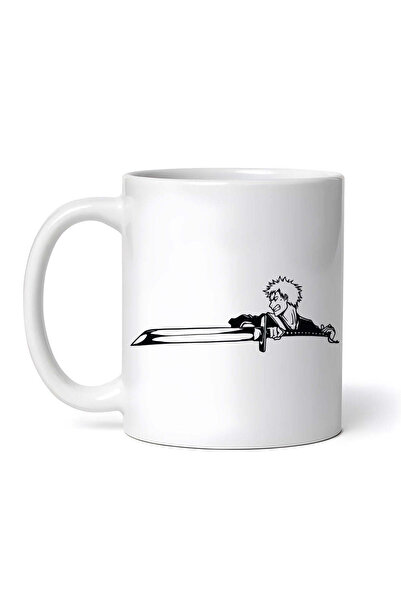 OEM Εξατομικευμένη Λευκή Κούπα, Sword Of Ichigo Kurosaki, Inovatix®. 330 ml