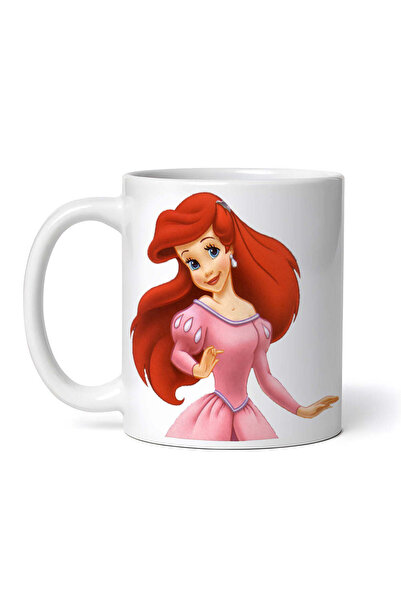 OEM Cană albă personalizată, Mica Sirenă Ariel în rochie de bal, Inovatix®. 3...