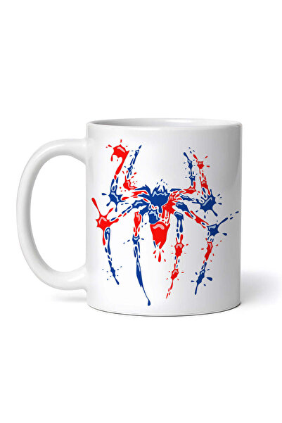 OEM Cană albă personalizată, vopsea cu logo-ul Spider Man, INOVATIX®. 330 ml