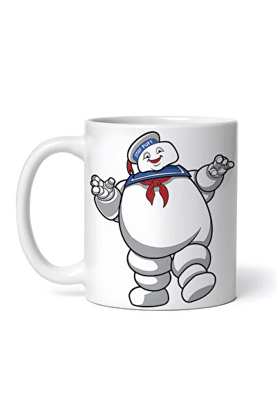 OEM Cană albă personalizată, Stay Puft Marshmallow Man Happy, Inovatix®. 330 ml