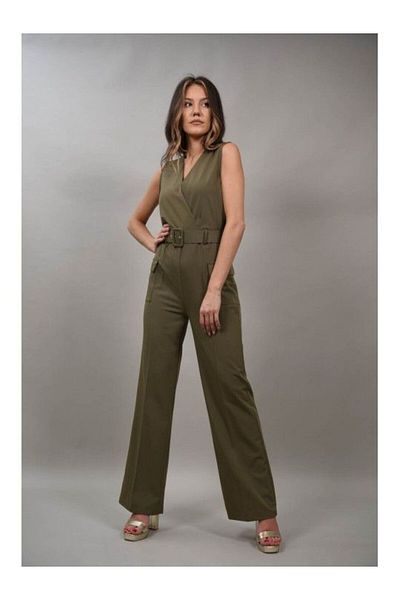 aNYcase Bellino Long Jumpsuit L Khaki