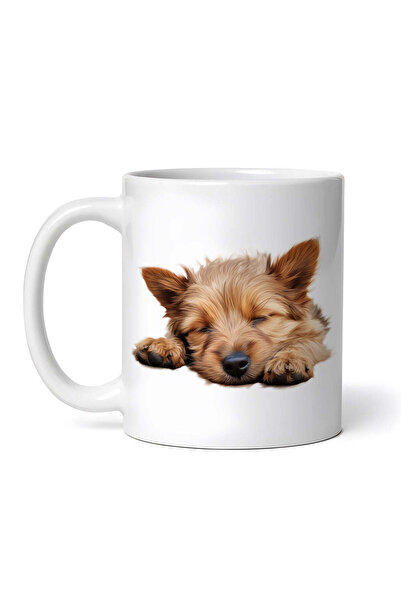 OEM Εξατομικευμένη λευκή κούπα, Αυστραλιανό Τεριέ, INOVATIX®. 330 ml