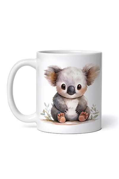 OEM Εξατομικευμένη λευκή κούπα, Koala Baby, INOVATIX®. 330ml