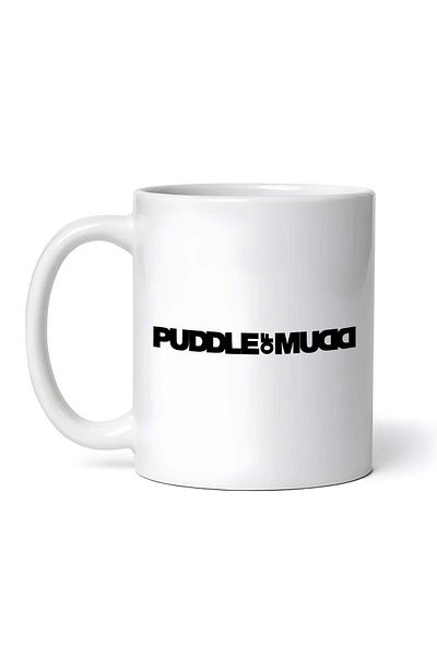 OEM Personalized white mug, Puddle of Mudd, INOVATIX®. 330 ml