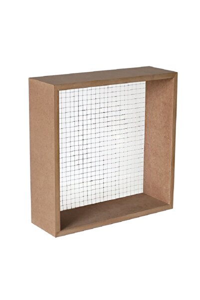 Altınyapı Hobi Market TELLİ KÜÇÜK RAF HAM MDF BOYASIZ