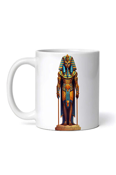 OEM Εξατομικευμένη λευκή κούπα, Egyptian Guardian, INOVATIX®. 330ml