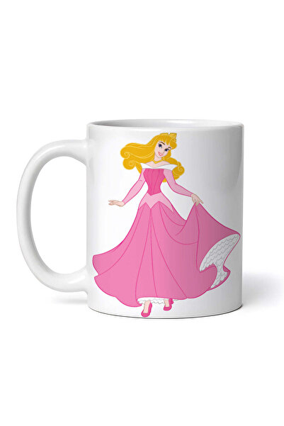 OEM Cană albă personalizată, Prințesa Disney Briar Rose, INOVATIX®. 330ml