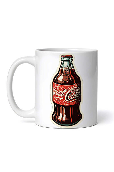 OEM Cană albă personalizată, sticlă de Coca Cola, Inovatix®. 330 ml