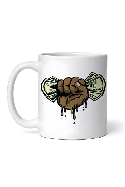 OEM Εξατομικευμένη λευκή κούπα, Γροθιά 100 Δολαρίων, INOVATIX®. 330ml