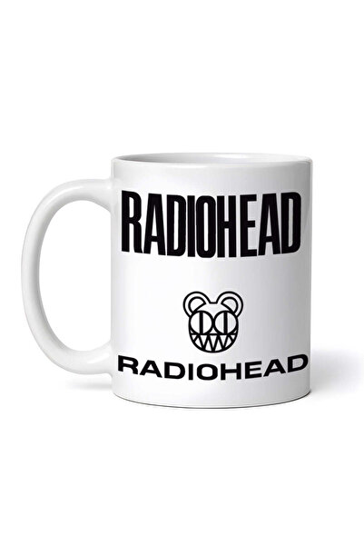 OEM Cană albă personalizată, Radiohead rock, INOVATIX®. 330 ml