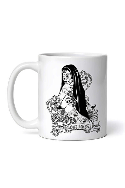 OEM Εξατομικευμένη Λευκή Κούπα, Lost Faith, Inovatix®. 330 ml