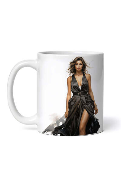 OEM Cană albă personalizată, rochie Artemis, INOVATIX®. 330ml