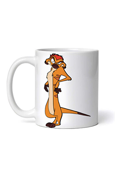 OEM Cană albă personalizată, Regele Leu Timon, INOVATIX®. 330 ml