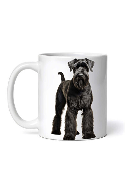 OEM Cană albă personalizată, Schnauzer uriaș, Inovatix®. 330 ml