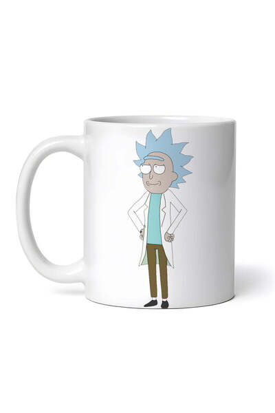 OEM Εξατομικευμένη λευκή κούπα, Rick and Morty Rick Sanchez έκπληξη, INOVATIX...