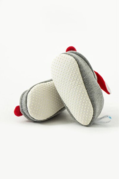 kidszone Non-Slip Sole Throat Elastic Rabbit Figured Comfortable Baby Booties 0-6 Months