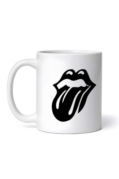 OEM Cană albă personalizată, logo Rollingstones, Inovatix®. 330 ml