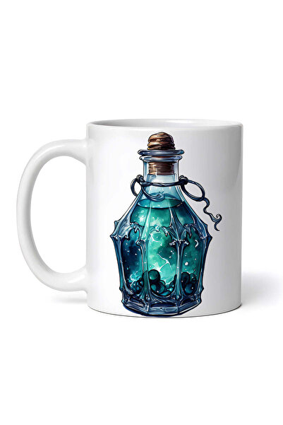 OEM Cană albă personalizată, sticlă de poțiune magică, Inovatix®. 330 ml