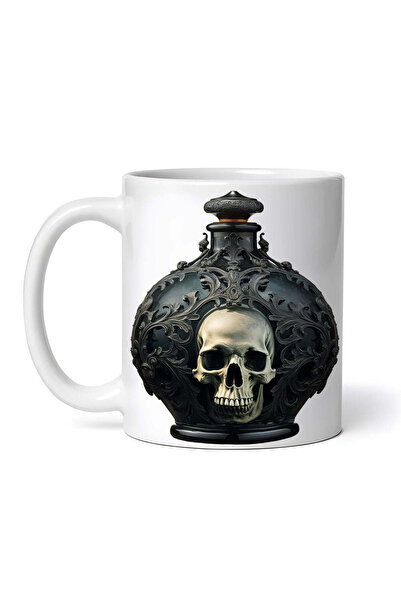 OEM Cană albă personalizată, sticlă de poțiune Candela vintage, Inovatix®. 33...