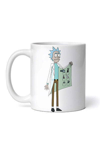OEM Εξατομικευμένη λευκή κούπα, Rick and Morty Rick Sanchez, INOVATIX®. 330 ml