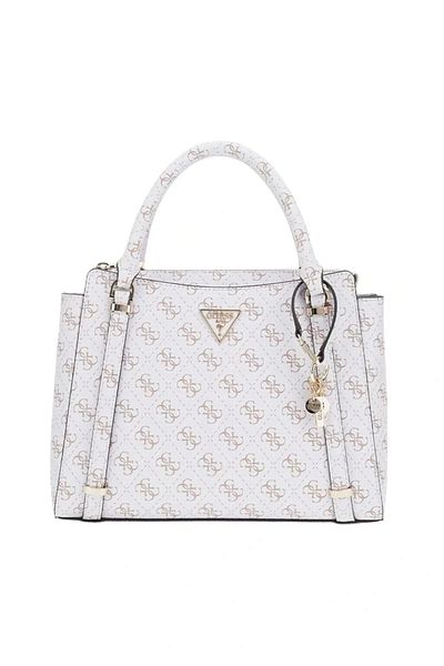 Guess Дамска чанта Eco Erica 2 Comp Satchel, кремава, Hweqg951006-crg
