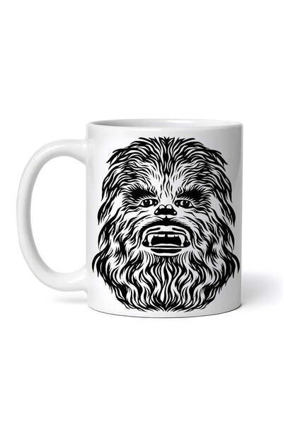 OEM Cană albă personalizată, Star Wars Chewbacca, INOVATIX®. 330 ml